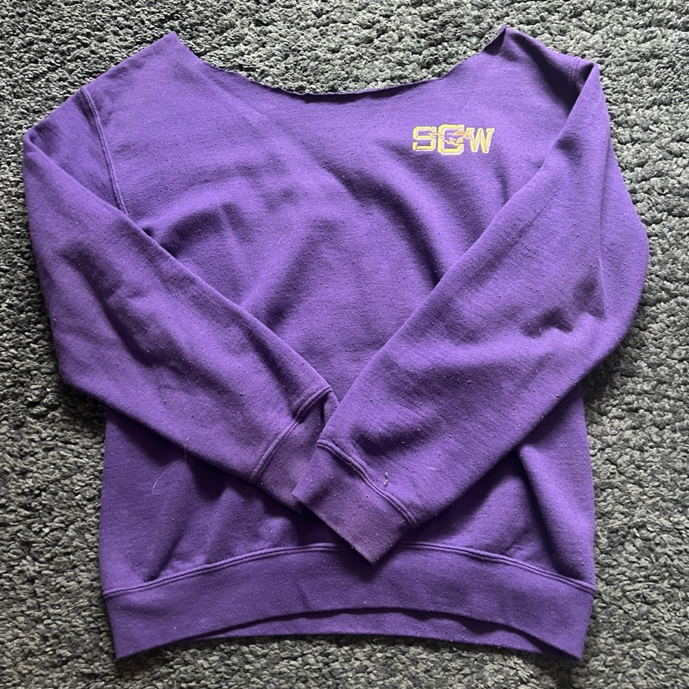 Vintage SCW Off The Shoulder Crewneck